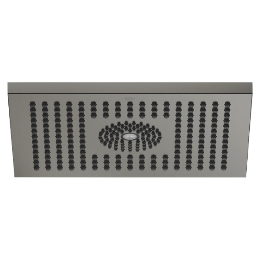 Douche de pluie DORNBRACHT
30 x 24 cm, système
anticalcaire
raccordement au plafond 1/2"
débit 12 l/min
sans corps à encastrer 751 441
avec Spot LED 3000 K