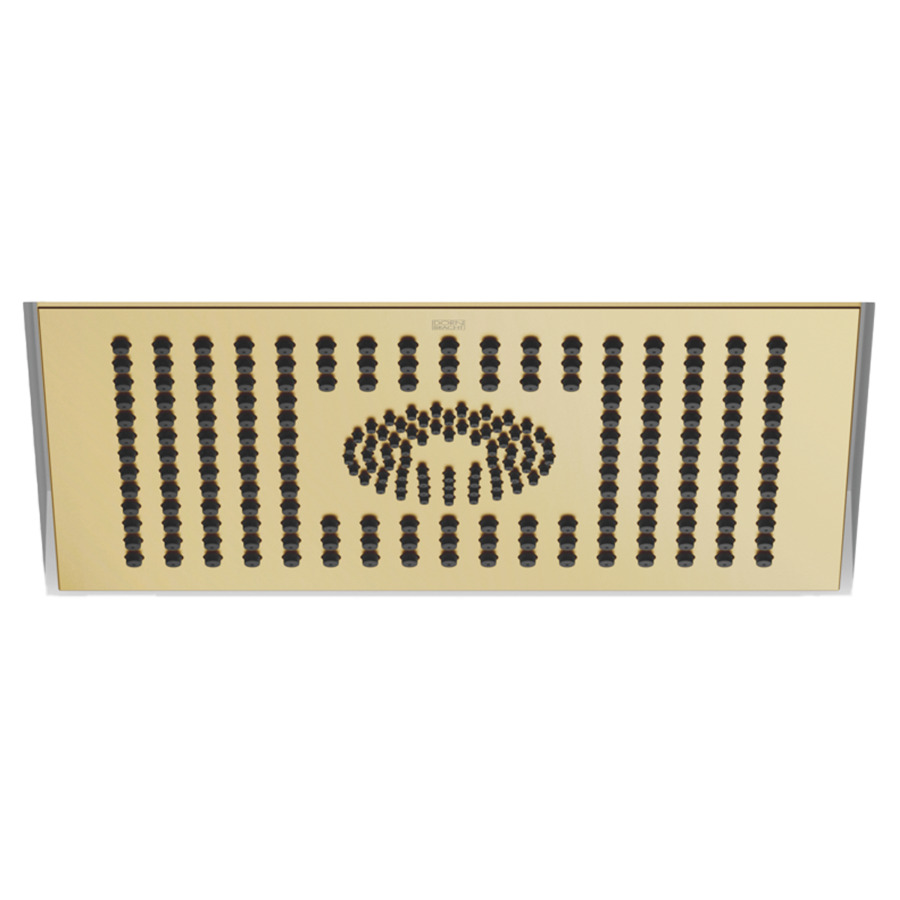 Douche de pluie DORNBRACHT
30 x 24 cm, système
anticalcaire
encastrement au plafond 1/2"
débit 12 l/min
sans corps à encastrer 751 442