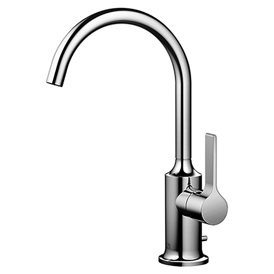 Mélangeur de lavabo VAIA
S 167 mm, goulot orientable
360°, H jusqu'à aératuer
220 mm, vidage excentrique