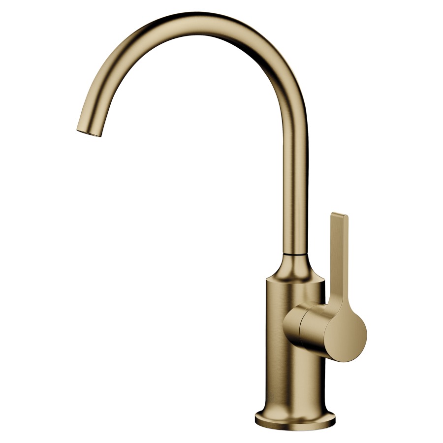 Mélangeur de lavabo VAIA
S 167 mm, goulot orientable
360°, H jusqu'à aératuer
220 mm, sans vidage