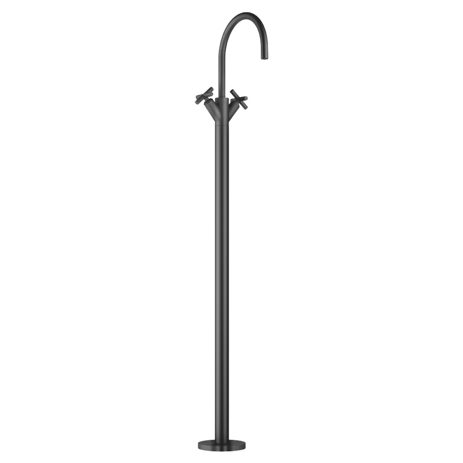 Batterie de lavabo TARA.
S 201 mm, poignées à croix
goulot orientable 360°
H jusqu'à aérateur
1025-1095 mm, avec tube
sans vidage, sans corps à
encastrer 751 035
