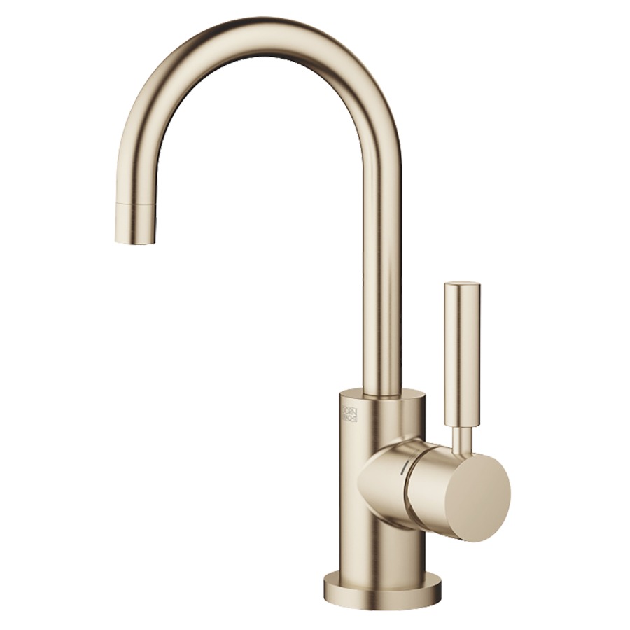 Mélangeur de lavabo TARA.
S 137 mm, goulot orientable
360°, avec soupape
d'écoulement