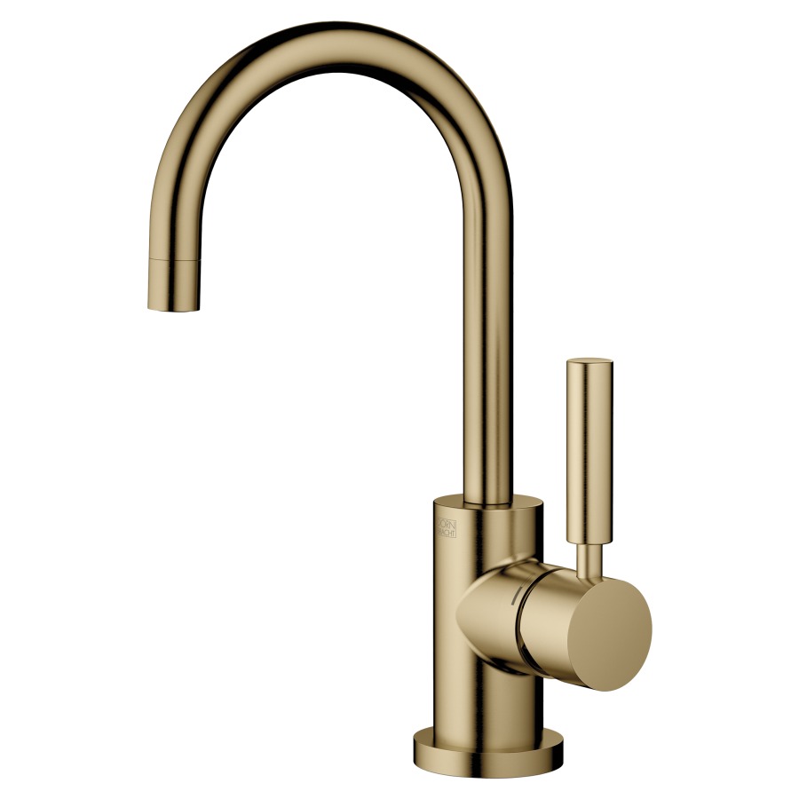 Mélangeur de lavabo TARA.
S 137 mm, goulot orientable
360°, avec soupape
d'écoulement