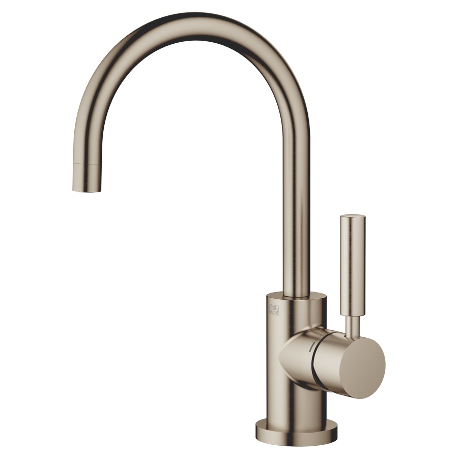 Mélangeur de lavabo TARA.
S 166 mm, goulot orientable
360°, avec soupape
d'écoulement
