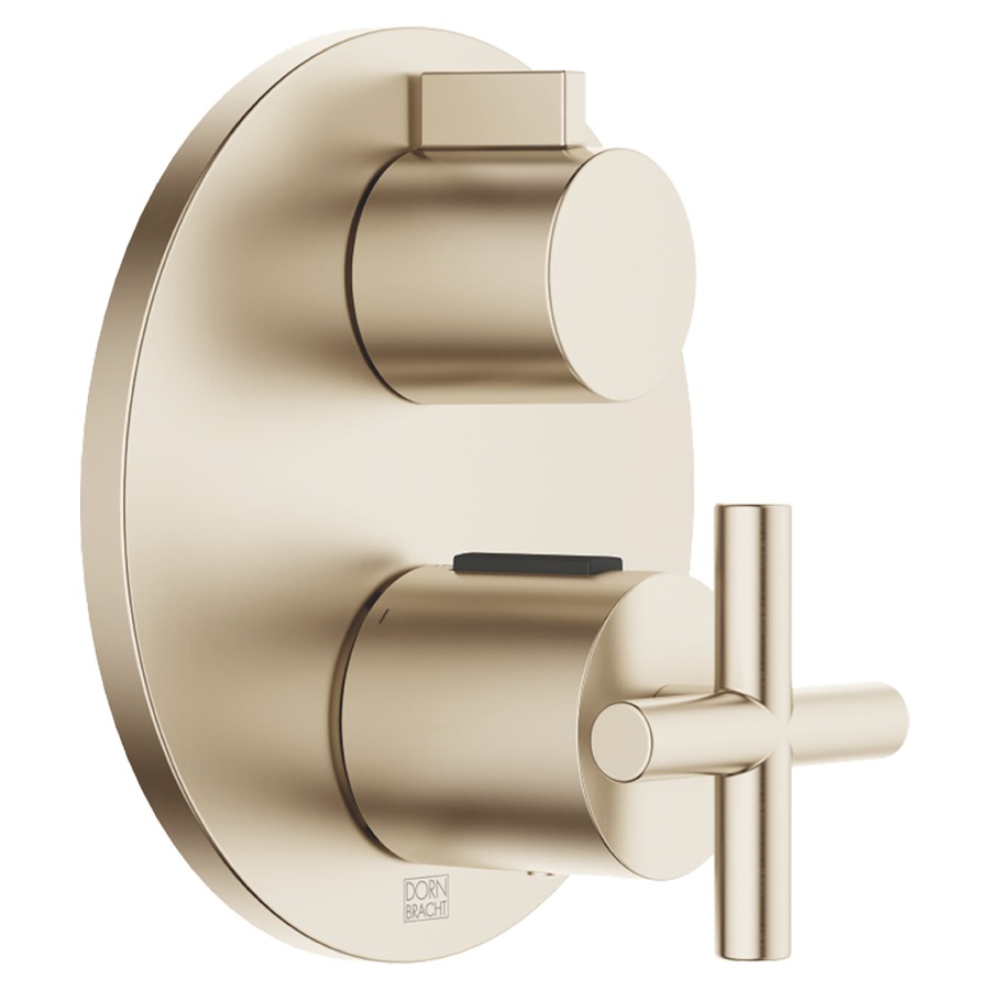 Thermostat-UP TARA.
Set de montage final
avec réglage de quantité
à 1 voie, plaque de recouvre-
ment D 150 mm, sans corps
à encastrer 751 018/019