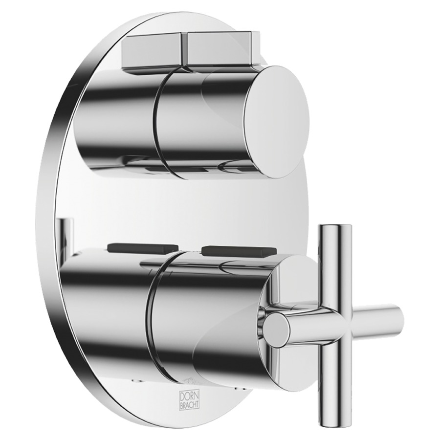Thermostat-UP TARA.
Set de montage final
avec réglage de quantité
à 1 voie, plaque de recouvre-
ment D 150 mm, sans corps
à encastrer 751 018/019