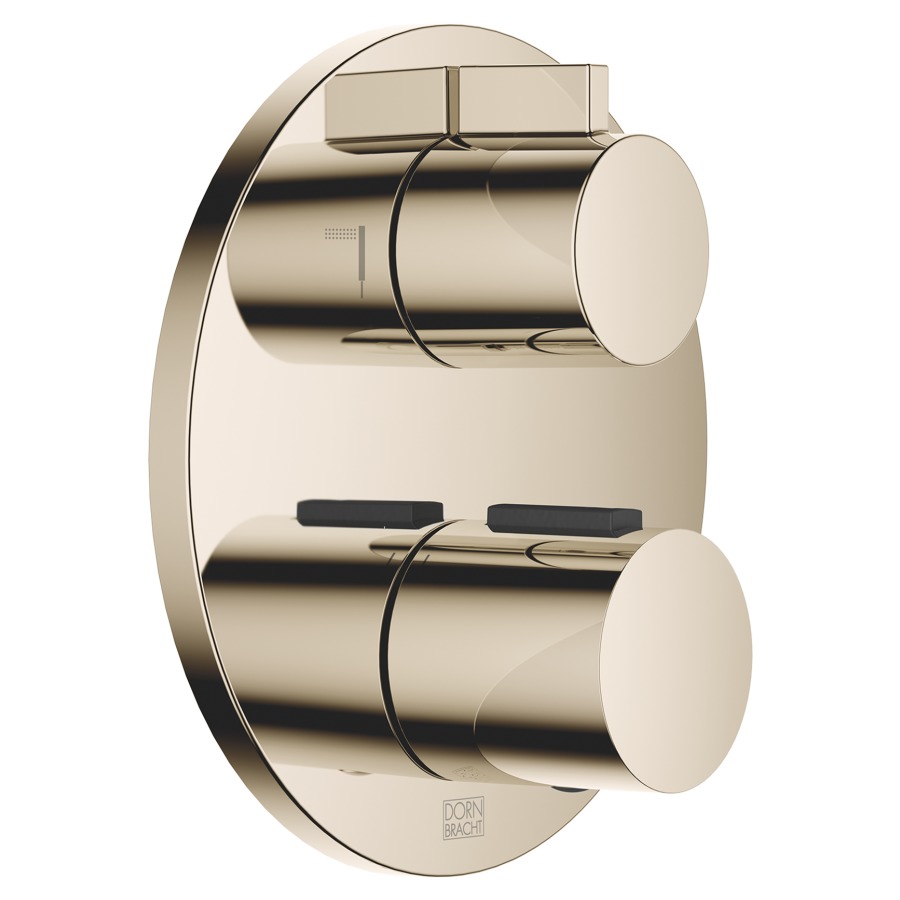 Thermostat-UP TARA/META
set de montage final
avec réglage de quantité
à 2 voies, plaque de recouvre-
ment D 150 mm, sans corps
à encastrer 751 018/019
groupe acoustique I