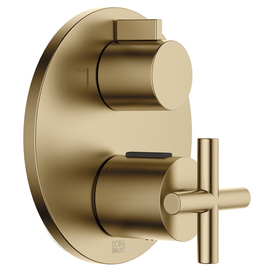 Thermostat-UP TARA.
et de montage final
avec réglage de quantité
à 2 voies, plaque de recouvre-
ment D 150 mm, sans corps
à encastrer 751 018/019