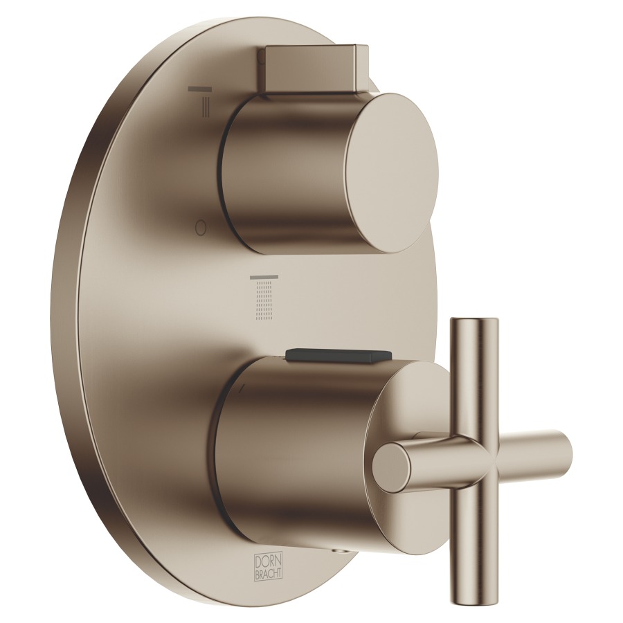 Thermostat-UP TARA.
et de montage final
avec réglage de quantité
à 3 voies, plaque de recouvre-
ment D 150 mm, sans corps
à encastrer 751 104/105