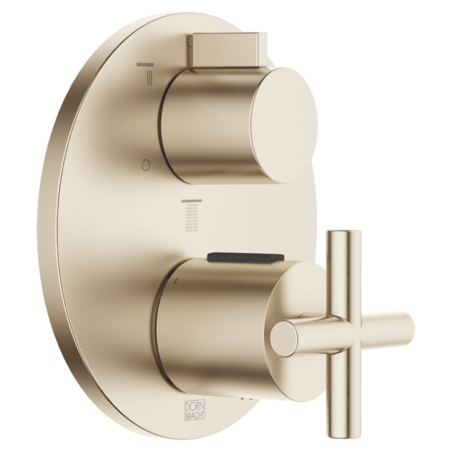 Thermostat-UP TARA.
et de montage final
avec réglage de quantité
à 3 voies, plaque de recouvre-
ment D 150 mm, sans corps
à encastrer 751 104/105