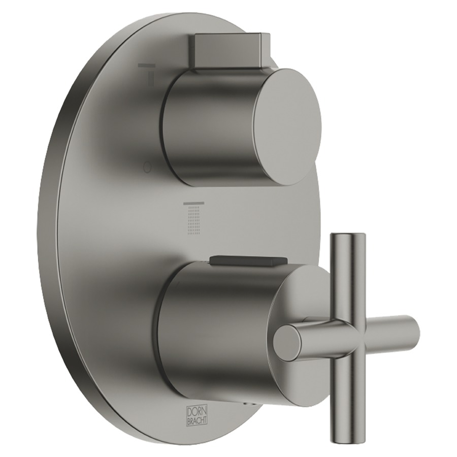 Thermostat-UP TARA.
et de montage final
avec réglage de quantité
à 3 voies, plaque de recouvre-
ment D 150 mm, sans corps
à encastrer 751 104/105