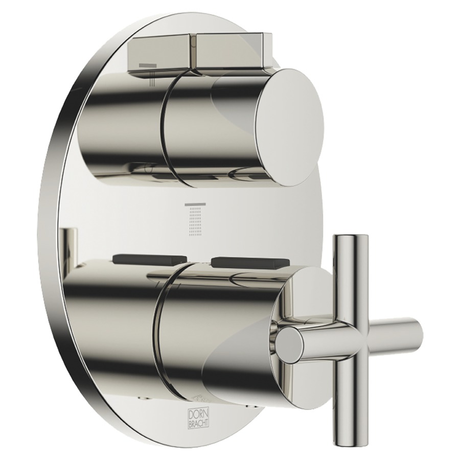 Thermostat-UP TARA.
et de montage final
avec réglage de quantité
à 3 voies, plaque de recouvre-
ment D 150 mm, sans corps
à encastrer 751 104/105