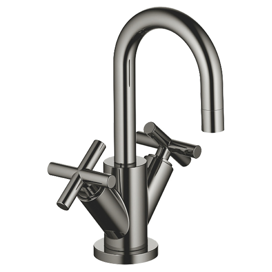 Batterie de lavabo TARA.
S 100 mm goulot orientable
vidage excentrique
groupe acoustique I