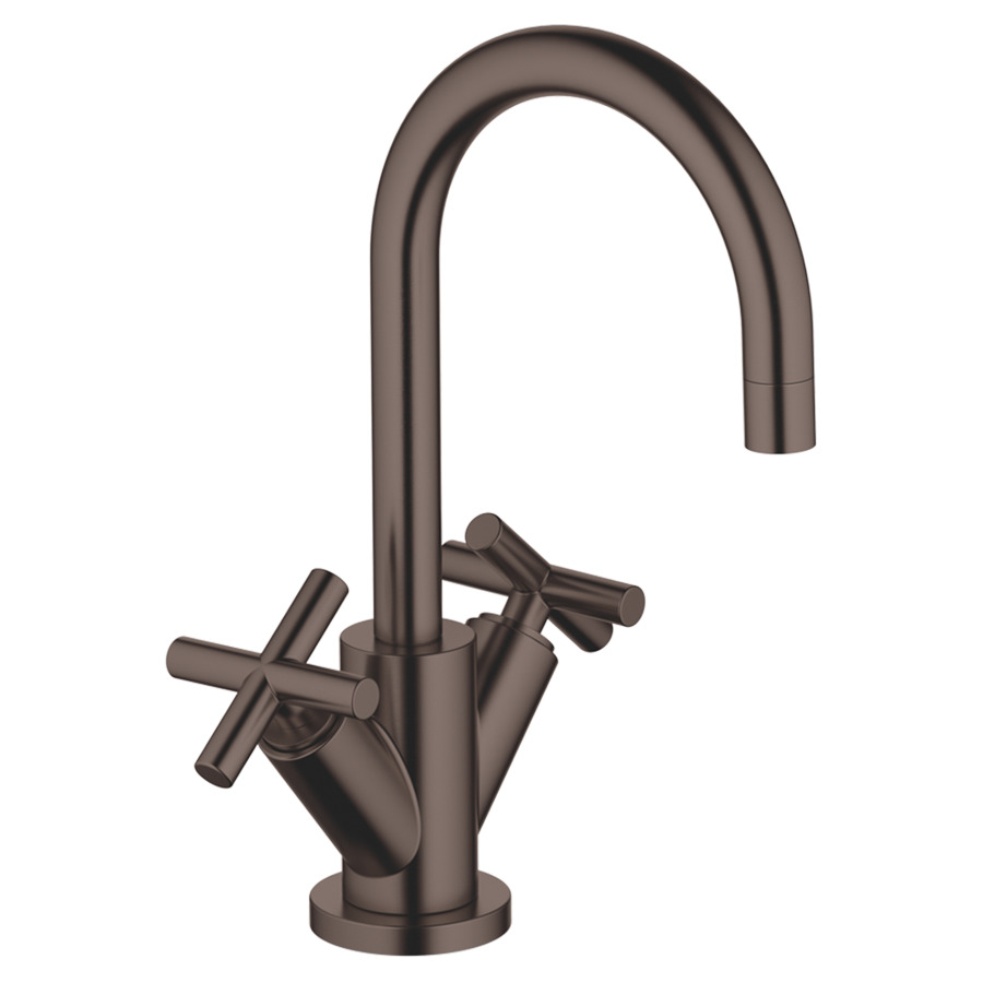 Batterie de lavabo TARA.
S 135 mm goulot orientable
vidage excentrique
groupe acoustique I