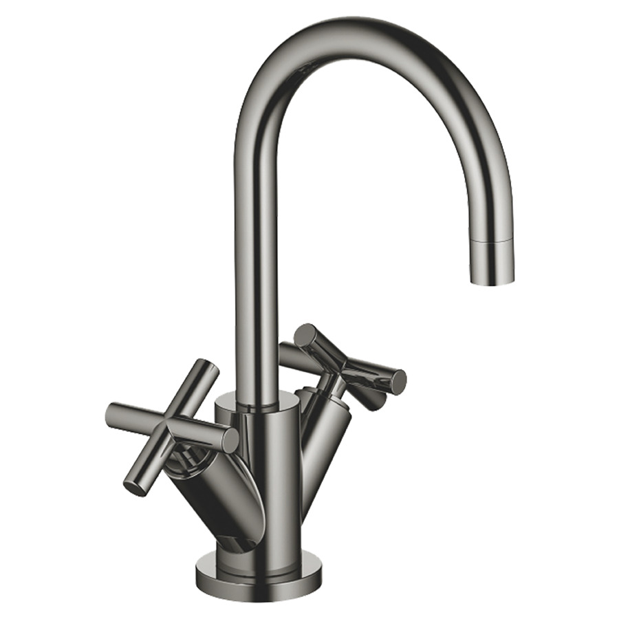 Batterie de lavabo TARA.
S 135 mm goulot orientable
vidage excentrique
groupe acoustique I