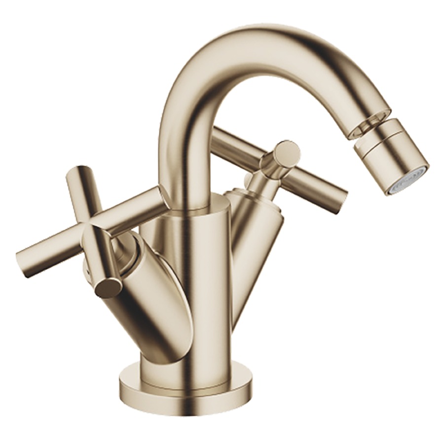 Batterie de bidet TARA.
S 110 mm, buse orientable
vidage excentrique
groupe acoustique I