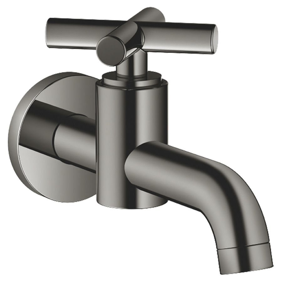 Robinet à bec TARA.
S 140 mm, 1/2", poignée
à croix, rosace D 55 mm
groupe acoustique II