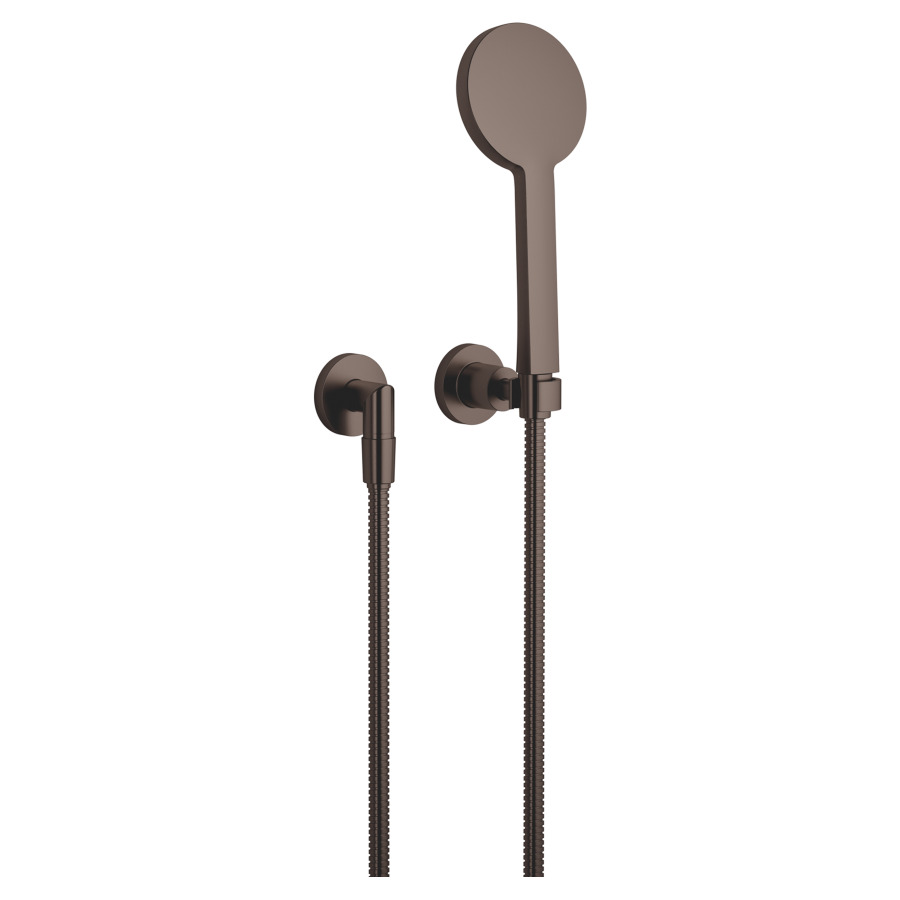 Garniture de douche TARA. avec
coude de raccordement 1/2"
tuyau de douche 125 mm
métallique, support
groupe acoustique I