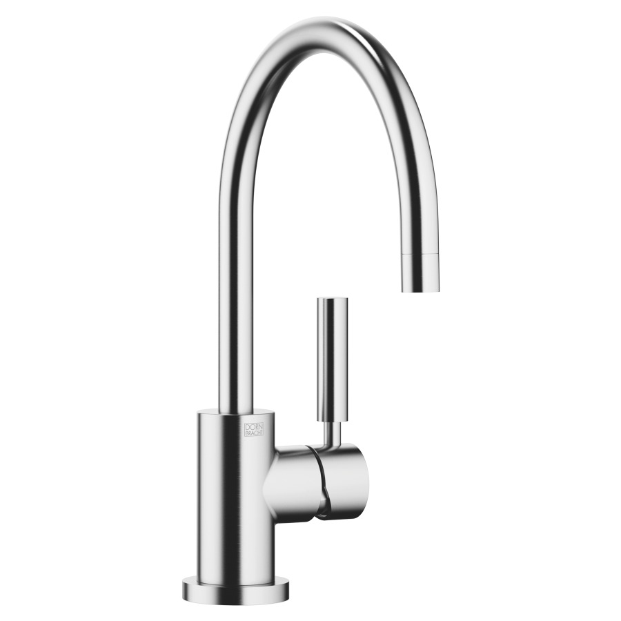 Mélangeur d'évier TARA CLASSIC
S 200 mm, goulot orientable
poignée à levier à droite
groupe acoustique I