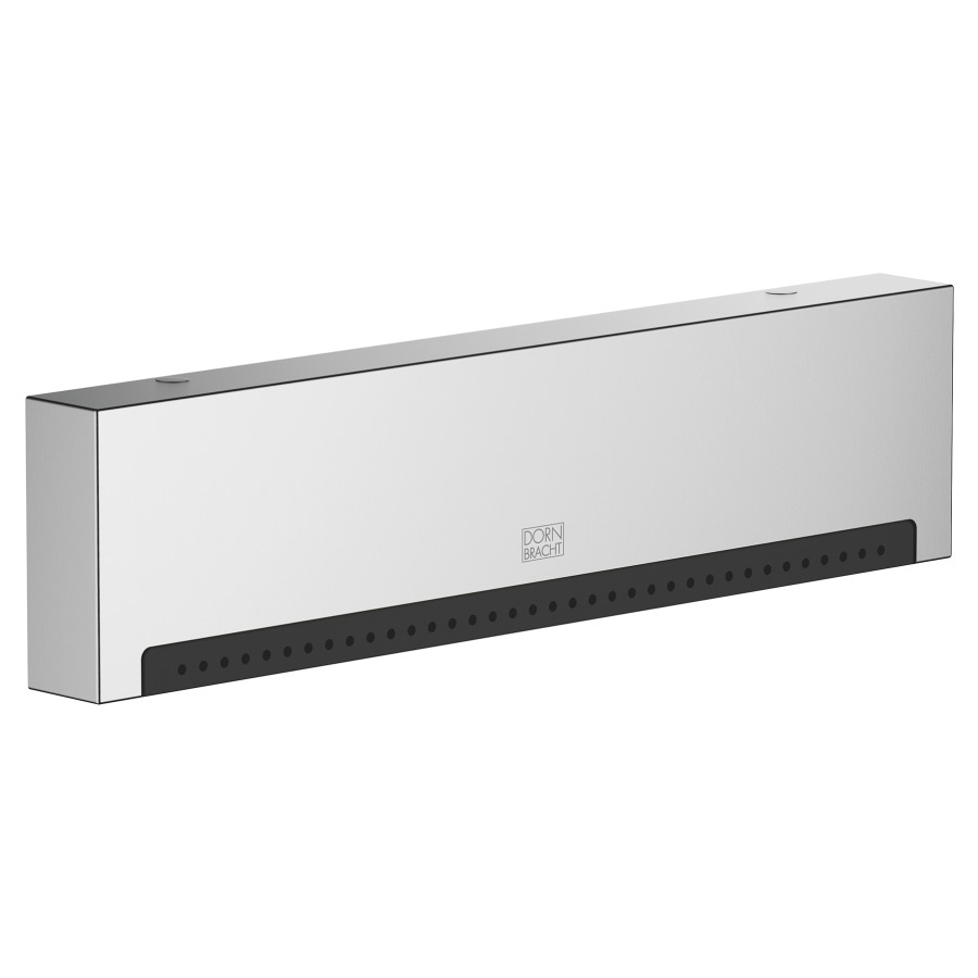 Douche murale DEQUE/MEM/
SYMETRICS WaterFall Pearl-
stream 1/2", S 22 mm, brise-
jet avec 36 jets individuels
216 x 10 mm
plaque 240 x 60 mm
montage avec raccordement
rapide, débit 9,5 l/min
groupe acoustique II