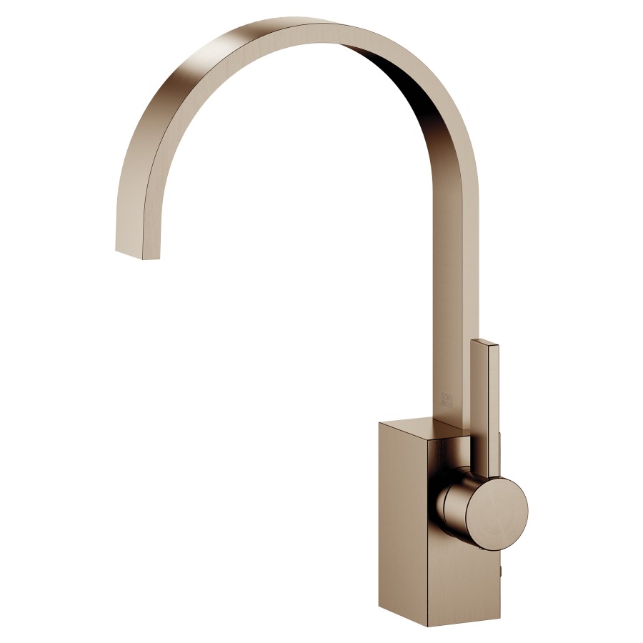 Mélangeur de lavabo MEM
S 200 mm, goulot fixe
socle 105 x 58 x 46 mm
vidage excentrique
groupe acoustique I