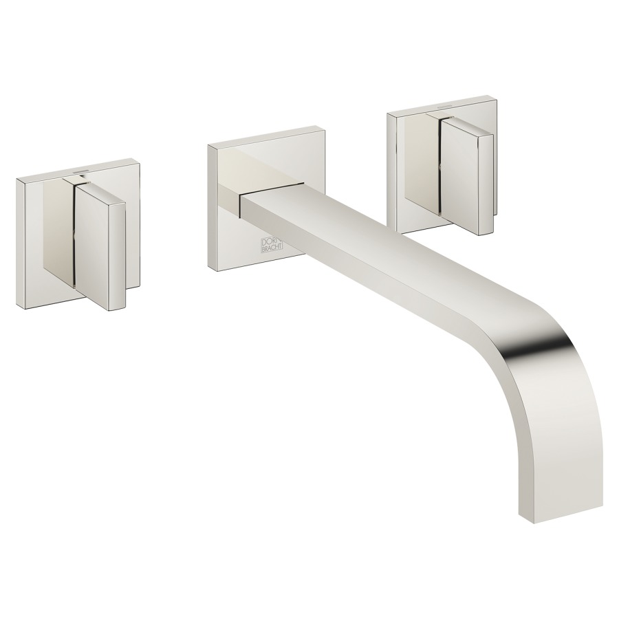 Batterie murale à 3 trous MEM
2 robinets latéraux 1/2"
S 240 mm goulot fixe 1/2"
rosaces séparées 60 x 60 mm
sans corps à encastrer
751 379/380
groupe acoustique I