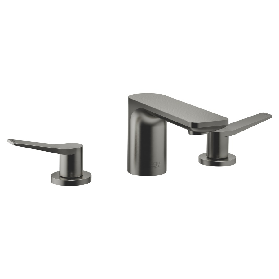 Batterie lavabo à 3 trous
LISSÉ
S 130 mm, goulot fixe, rosaces
séparées D 48 mm, avec vidage