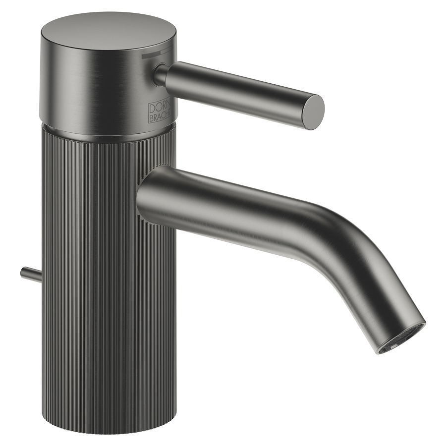 Mélangeur de lavabo META
S 125 mm, goulot fixe
vidage excentrique, avec une
structure linéaire