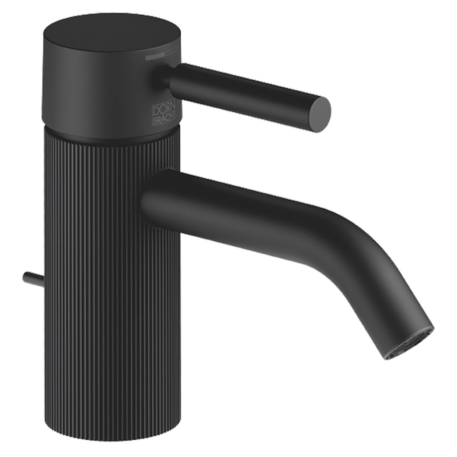 Mélangeur de lavabo META
S 125 mm, goulot fixe
vidage excentrique, avec une
structure linéaire