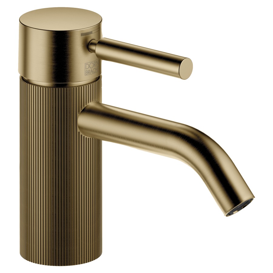 Mélangeur de lavabo META
S 125 mm, goulot fixe
sans vidage, avec une
structure linéaire