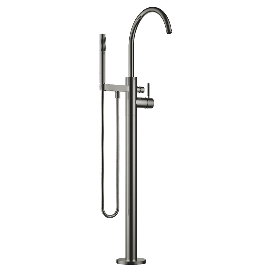 Mélangeur de bain META
S 281 mm, goulot orientable
360°, H jusqu'à aérateur
899-969 mm, avec colonne pour
montage à pose libre
inverseur, douche à main bâton
système anticalcaire, tuyau
125 cm, support, sans corps à
encastrer 751 035
groupe acoustique II