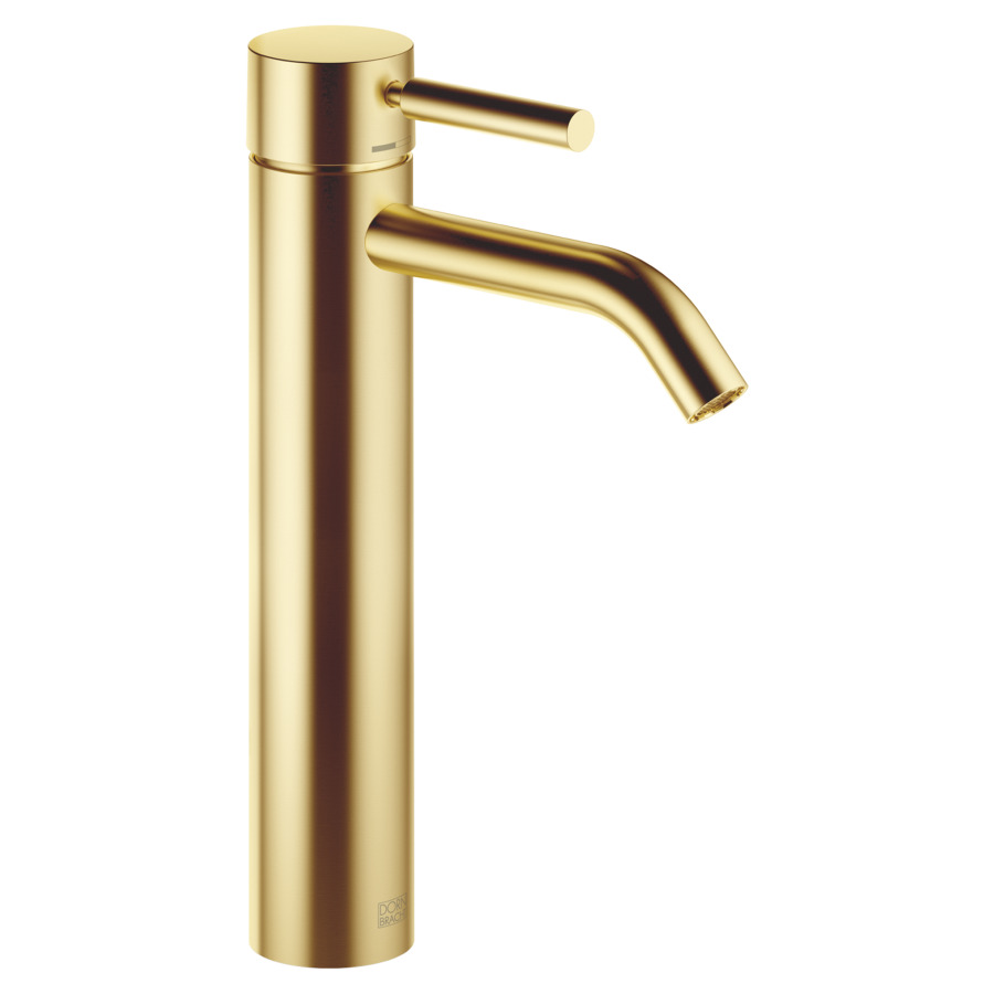 Mélangeur de lavabo META
S 135 mm, goulot fixe
haute colonne
H jusqu'à aérateur 219 mm
H totale 300 mm
sans vidage
groupe acoustique I