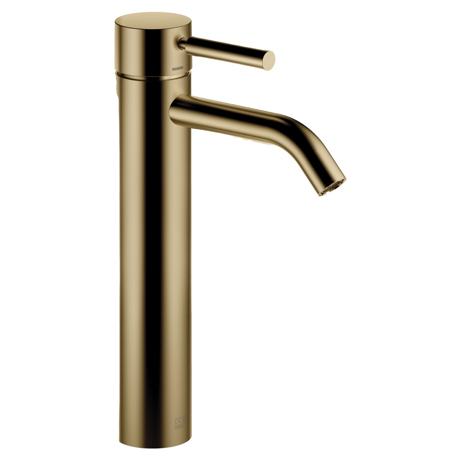 Mélangeur de lavabo META
S 135 mm, goulot fixe
haute colonne
H jusqu'à aérateur 219 mm
H totale 300 mm
sans vidage
groupe acoustique I
