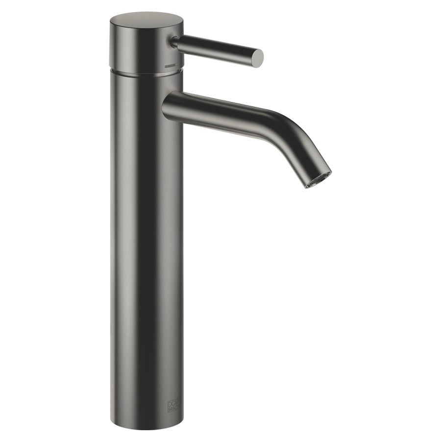 Mélangeur de lavabo META
S 135 mm, goulot fixe
haute colonne
H jusqu'à aérateur 219 mm
H totale 300 mm
sans vidage
groupe acoustique I