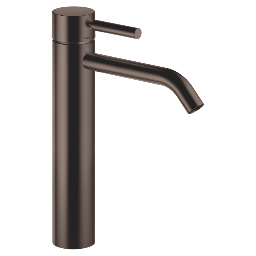 Mélangeur de lavabo META
S 165 mm, goulot fixe
haute colonne
H jusqu'à aérateur 219 mm
H totale 300 mm
sans vidage
groupe acoustique I