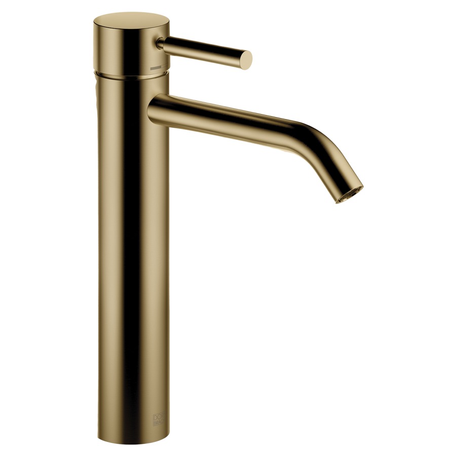 Mélangeur de lavabo META
S 165 mm, goulot fixe
haute colonne
H jusqu'à aérateur 219 mm
H totale 300 mm
sans vidage
groupe acoustique I