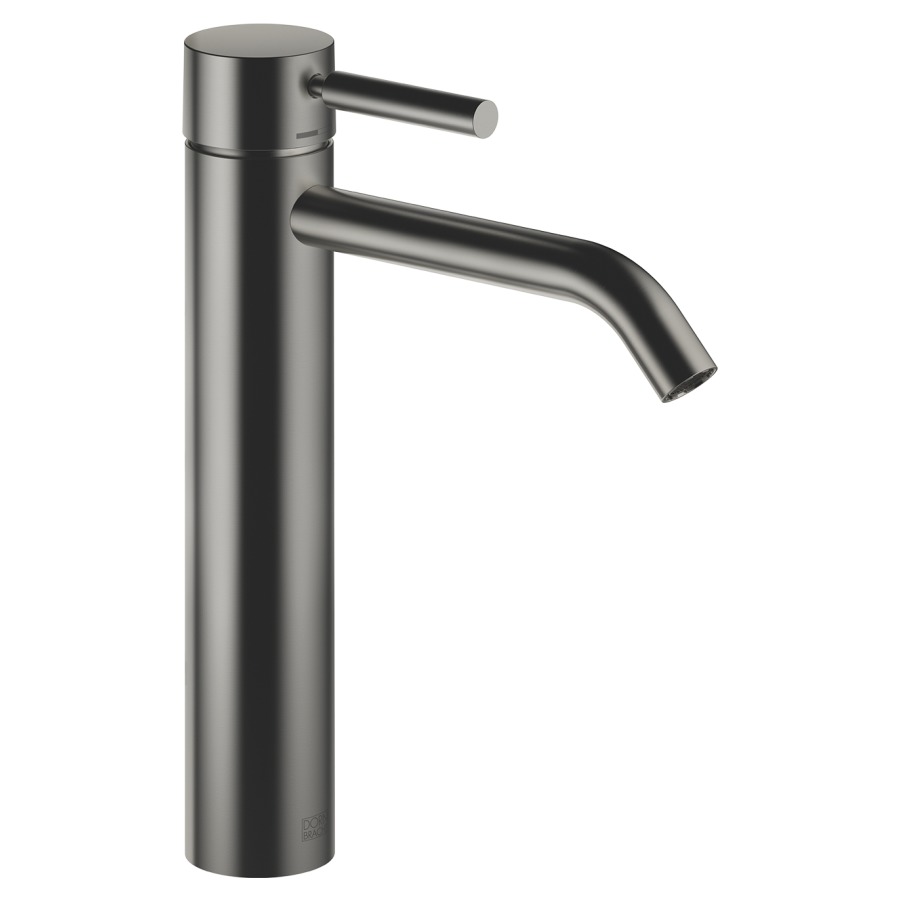 Mélangeur de lavabo META
S 165 mm, goulot fixe
haute colonne
H jusqu'à aérateur 219 mm
H totale 300 mm
sans vidage
groupe acoustique I