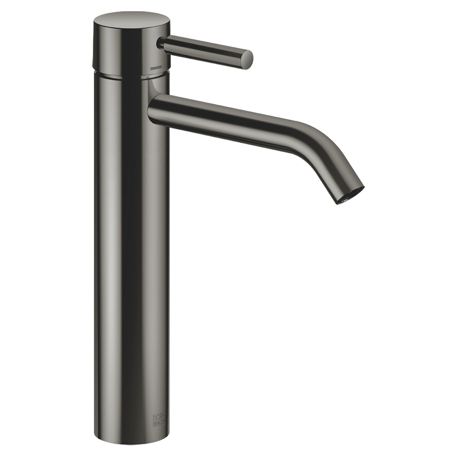 Mélangeur de lavabo META
S 165 mm, goulot fixe
haute colonne
H jusqu'à aérateur 219 mm
H totale 300 mm
sans vidage
groupe acoustique I
