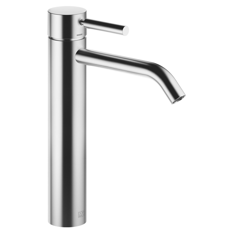 Mélangeur de lavabo META
S 165 mm, goulot fixe
haute colonne
H jusqu'à aérateur 219 mm
H totale 300 mm
sans vidage
groupe acoustique I