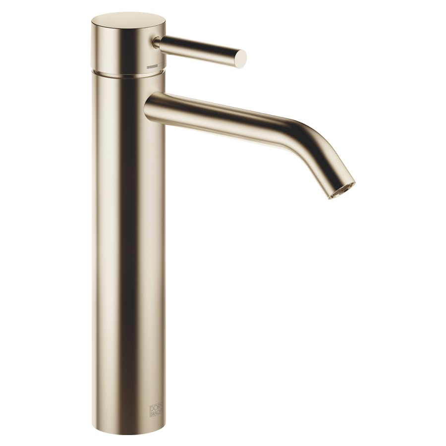 Mélangeur de lavabo META
S 165 mm, goulot fixe
haute colonne
H jusqu'à aérateur 219 mm
H totale 300 mm
sans vidage
groupe acoustique I