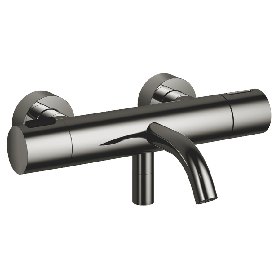 Mélangeur de bain META
thermostat, E 150 mm
S 210 mm, 1/2" raccords
sans garniture de douche
groupe acoustique II