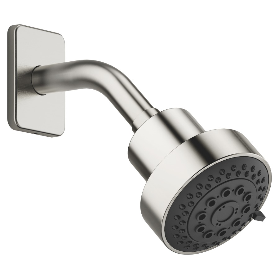 Wandbrause LULU
1/2", Antikalksystem
umstellbar normal/soft/massage
Rosette 78 x 55 mm
Durchflussmenge 15 l/min
Geräuschgruppe NT