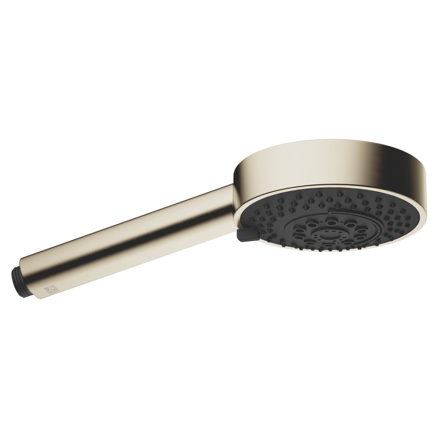 Douche à main DORNBRACHT
1/2" système anticalcaire
réglable normale/soft/massage
pomme de douche D 120 mm
débit 15 l/min.