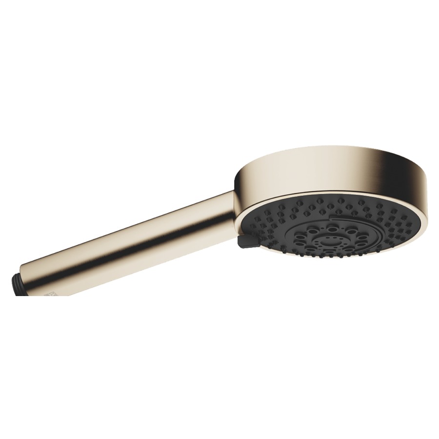 Douche à main DORNBRACHT
1/2" système anticalcaire
réglable normale/soft/massage
pomme de douche D 120 mm
débit 6,8 l/min.