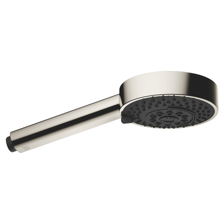 Douche à main DORNBRACHT
1/2" système anticalcaire
réglable normale/soft/massage
pomme de douche D 120 mm
débit 6,8 l/min.