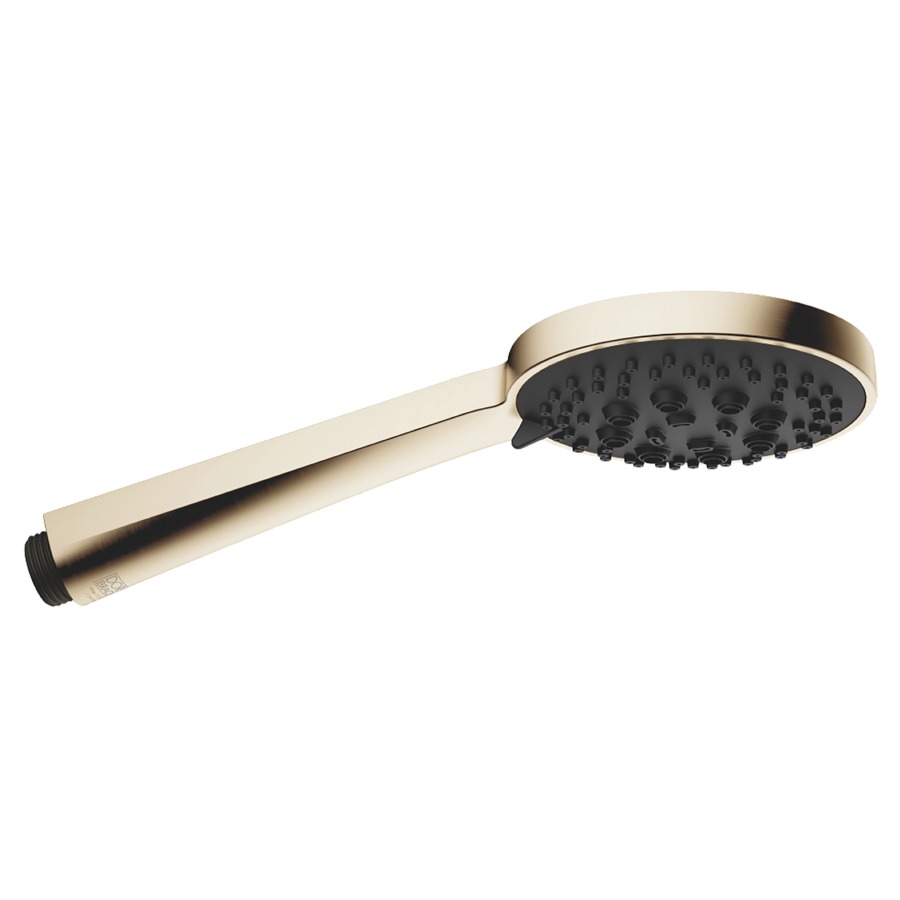 Douche à main DORNBRACHT
1/2" système anticalcaire
réglable normale/soft/massage
pomme de douche D 100 mm
débit 15 l/min.