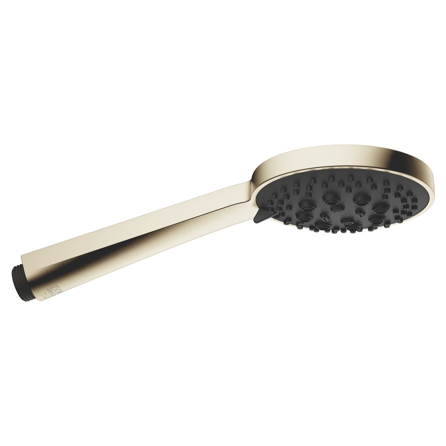 Douche à main DORNBRACHT
1/2" système anticalcaire
réglable normale/soft/massage
pomme de douche D 100 mm
débit 15 l/min.