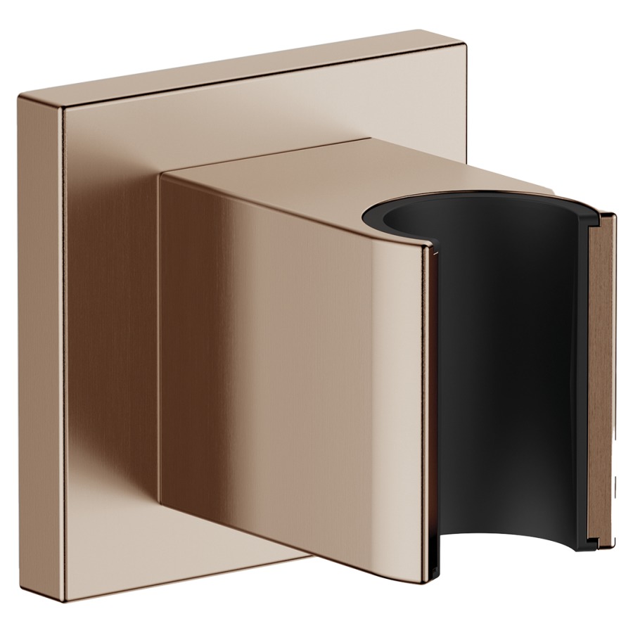 Support de douche SYMETRICS/
DEQUE/MEM, rosace 60 x 60 mm