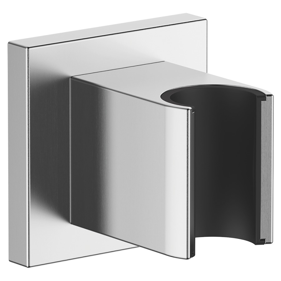 Support de douche SYMETRICS/
DEQUE/MEM, rosace 60 x 60 mm
