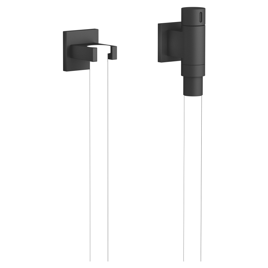 Coude de raccordement mural
SYMETRICS WATERTUBE Kneipp
robinet de réglage et d'arrêt
1/2", rosace 60 x 60 mm
support, raccordement de tuyau
M33, sans tuyau 752 787/788